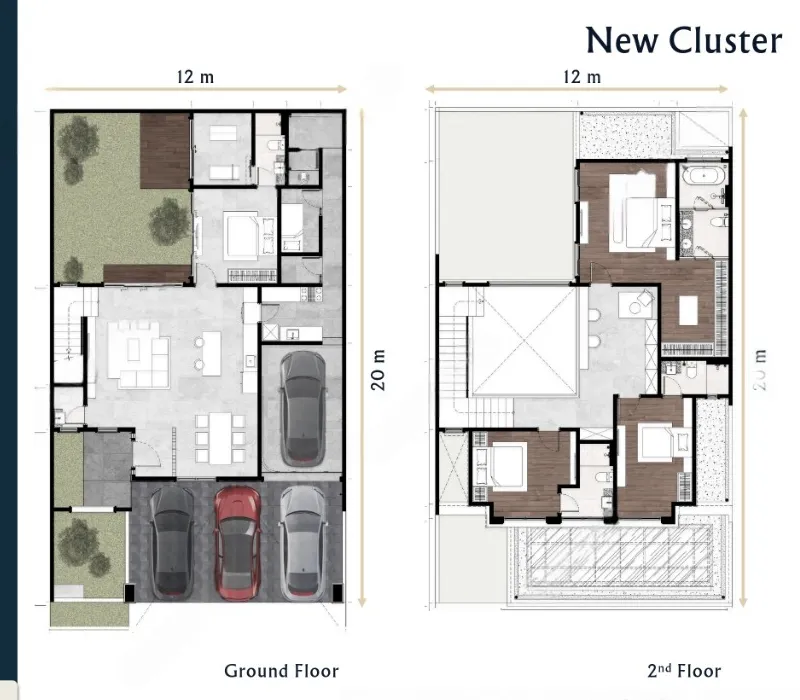 Floor plan for Type 12×20